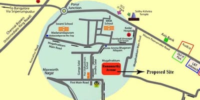 Porur, चेन्नै नक्शा