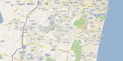 मार्ग नक्शा चेन्नै